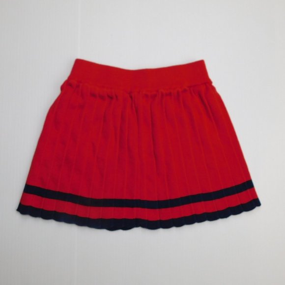 Nautica Girls 3T Red Blue knit kilt like Skirt - Picture 8 of 8